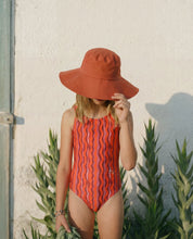 Tangerine Flows One-Piece Swimsuit