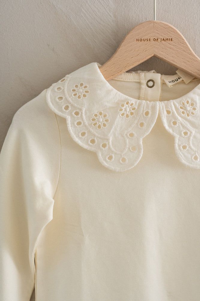 Crochet Collar Bodysuit
