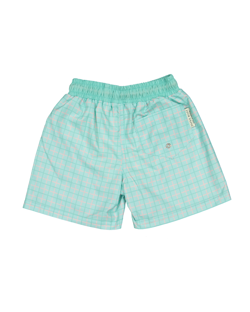 Gingham Splash Classic Swim Shorts