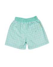 Gingham Splash Classic Swim Shorts