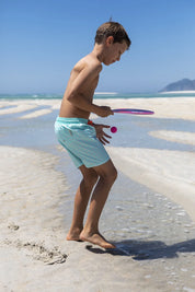 Gingham Splash Classic Swim Shorts