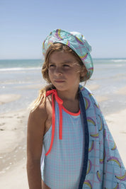 Gingham Splash Swimsuit