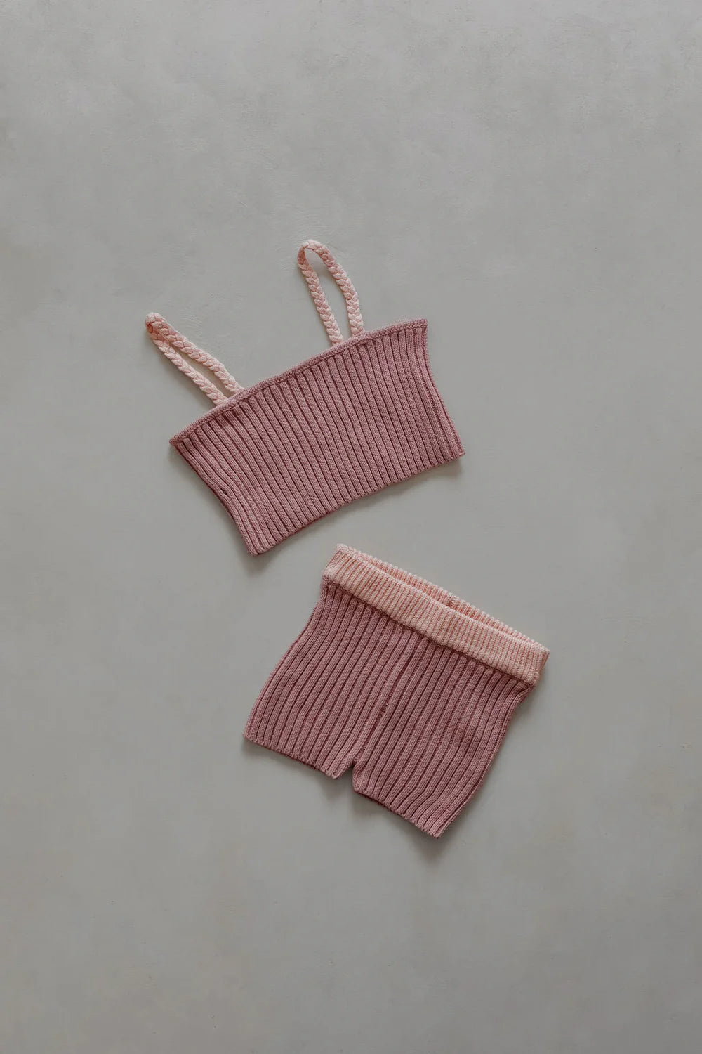 Braid Berry Crop Top