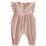 Baby Embroidered Muslin Romper