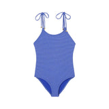 Bahamas Girl’s One-Piece Swimsuit in Porcelain & Gold