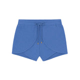 Bahamas Girl's Swim Shorts in Porcelain & Gold