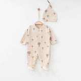 Balloon Waffle Babysuit & Hat
