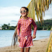 Aloha Stripes Swim Trunk