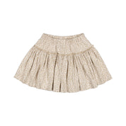 Beige Leopard Skirt