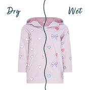 Hearts & Bows Color Changing Raincoat