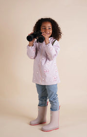 Hearts & Bows Color Changing Raincoat