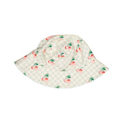 Bucket Hat – Cherries Squares