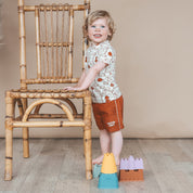 Solid Swim Shorts - Bombay Brown