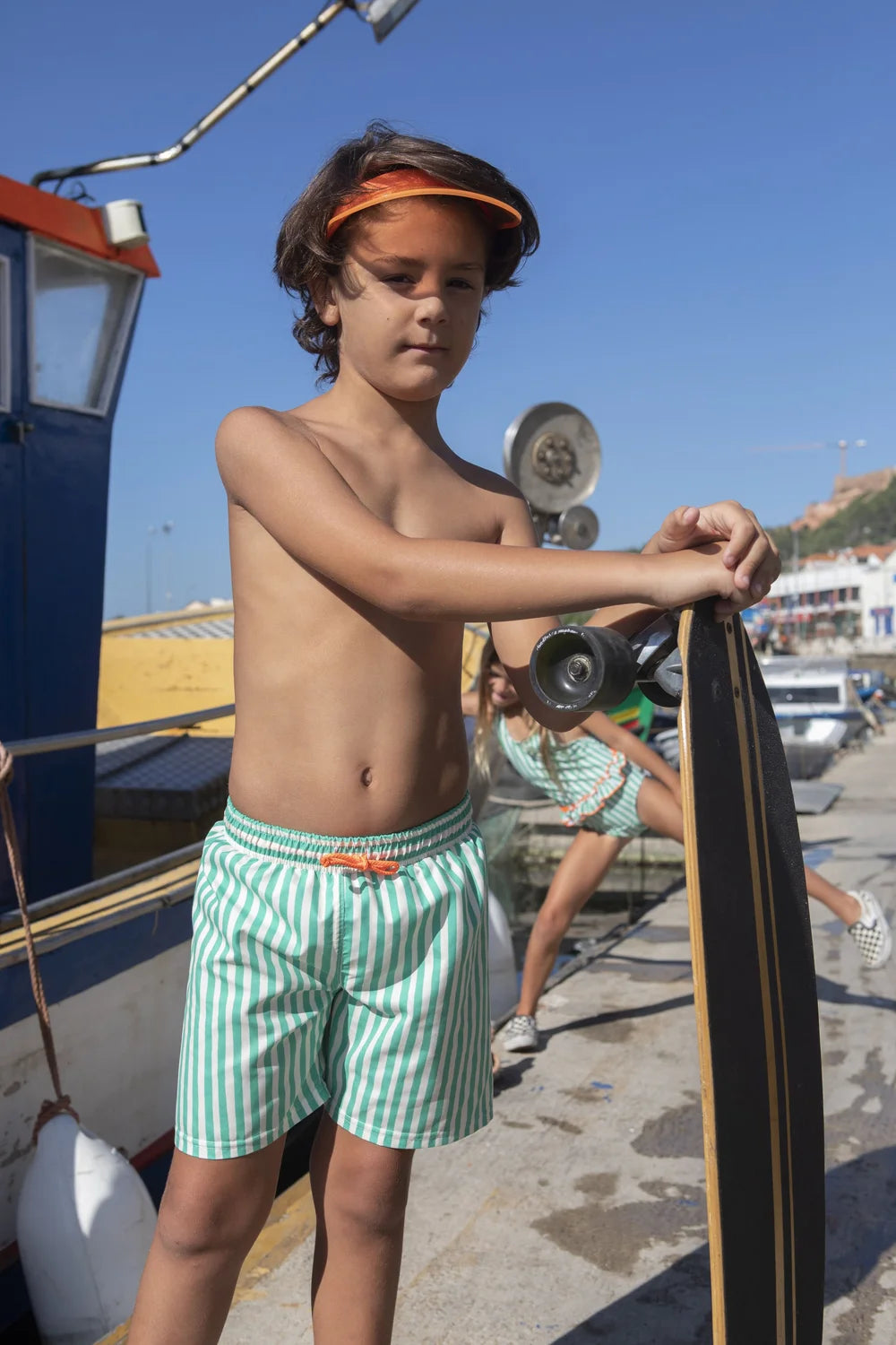 Pop Stripes Classic Swim Shorts