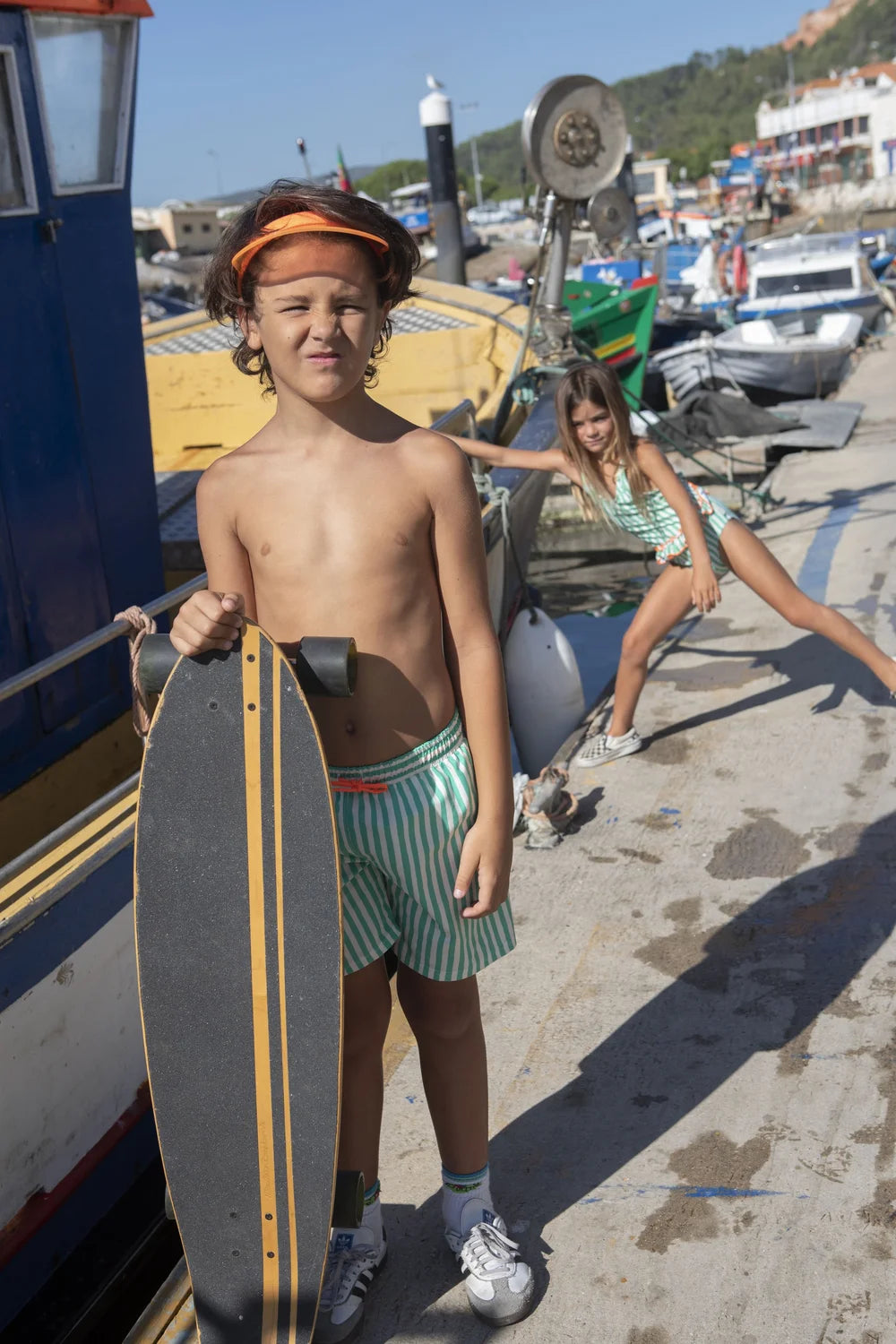 Pop Stripes Classic Swim Shorts