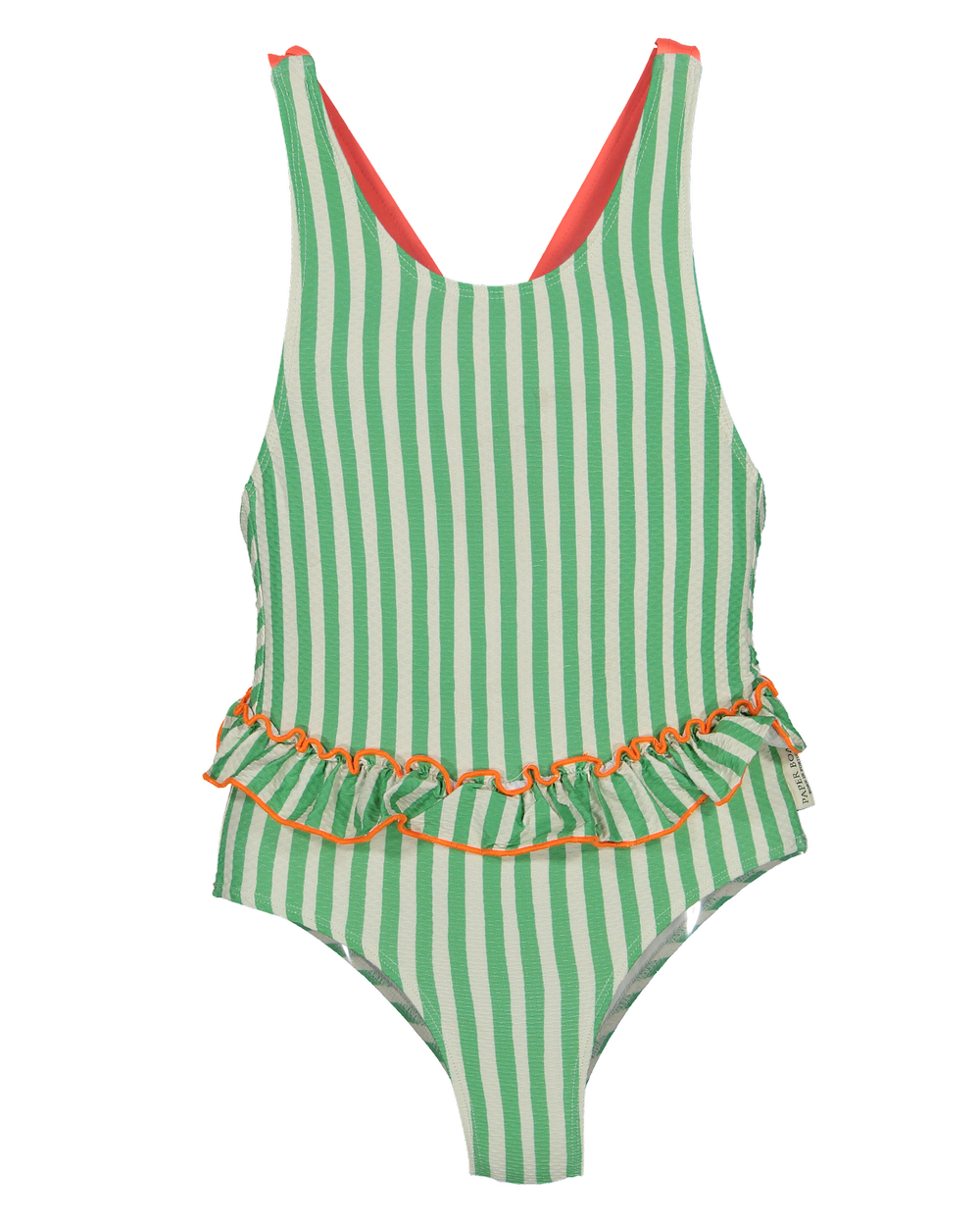 Pop Stripes Ruffles Swimsuit