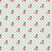 Cherries Squares Baby Swim Set (T-Shirt & Bikini)