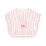 Lurex Cover Up with Pompons – Pink & Gold