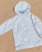 Dalmatian Dog Color Changing Raincoat