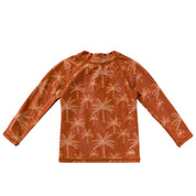Palms LS Rash Top - Bombay Brown
