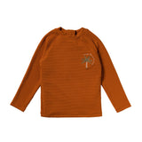 Solid LS Rash Top - Bombay Brown