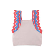 Giselle Knitted Top with Scallop Details