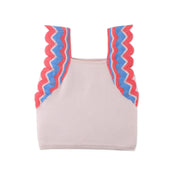 Giselle Knitted Top with Scallop Details