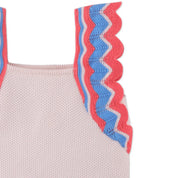 Giselle Knitted Top with Scallop Details