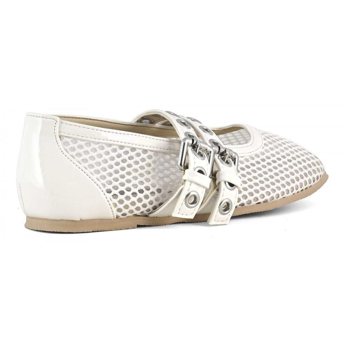 Ballerina in Mesh – White