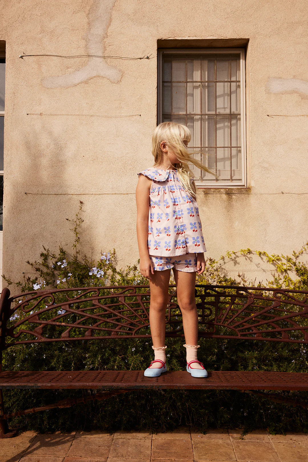 Line Blouse & Dina Short Set – Olly Blue