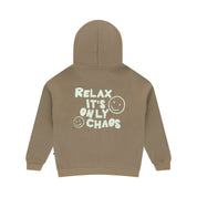 RELAX IT'S ONLY CHAOS Hoodie in Elmwood