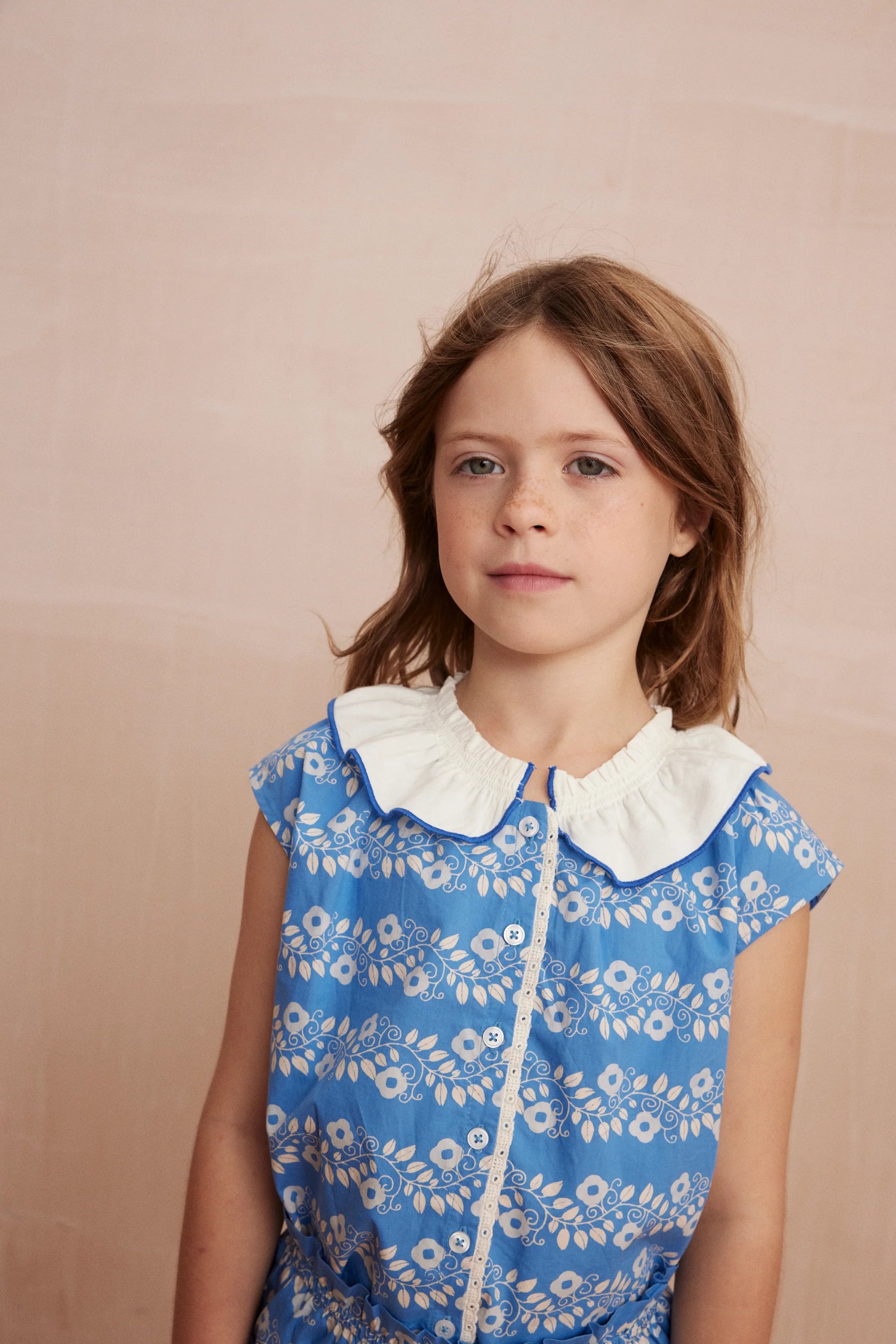 Camille Blouse in Farandole Blue