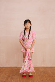 Canelle Blouse & Dahlia Short set