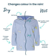 Dalmatian Dog Color Changing Raincoat