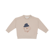 Baby Boy Sweater in French Grey