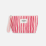 Beach Toiletry Bag - Pink Stripes