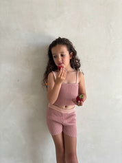 Braid Berry Crop Top