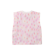Katya Printed Top with Pom-Pom & Tassels