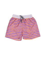 Lavender Stripes Classic Swim Shorts