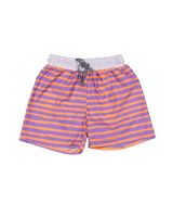 Lavender Stripes Classic Swim Shorts