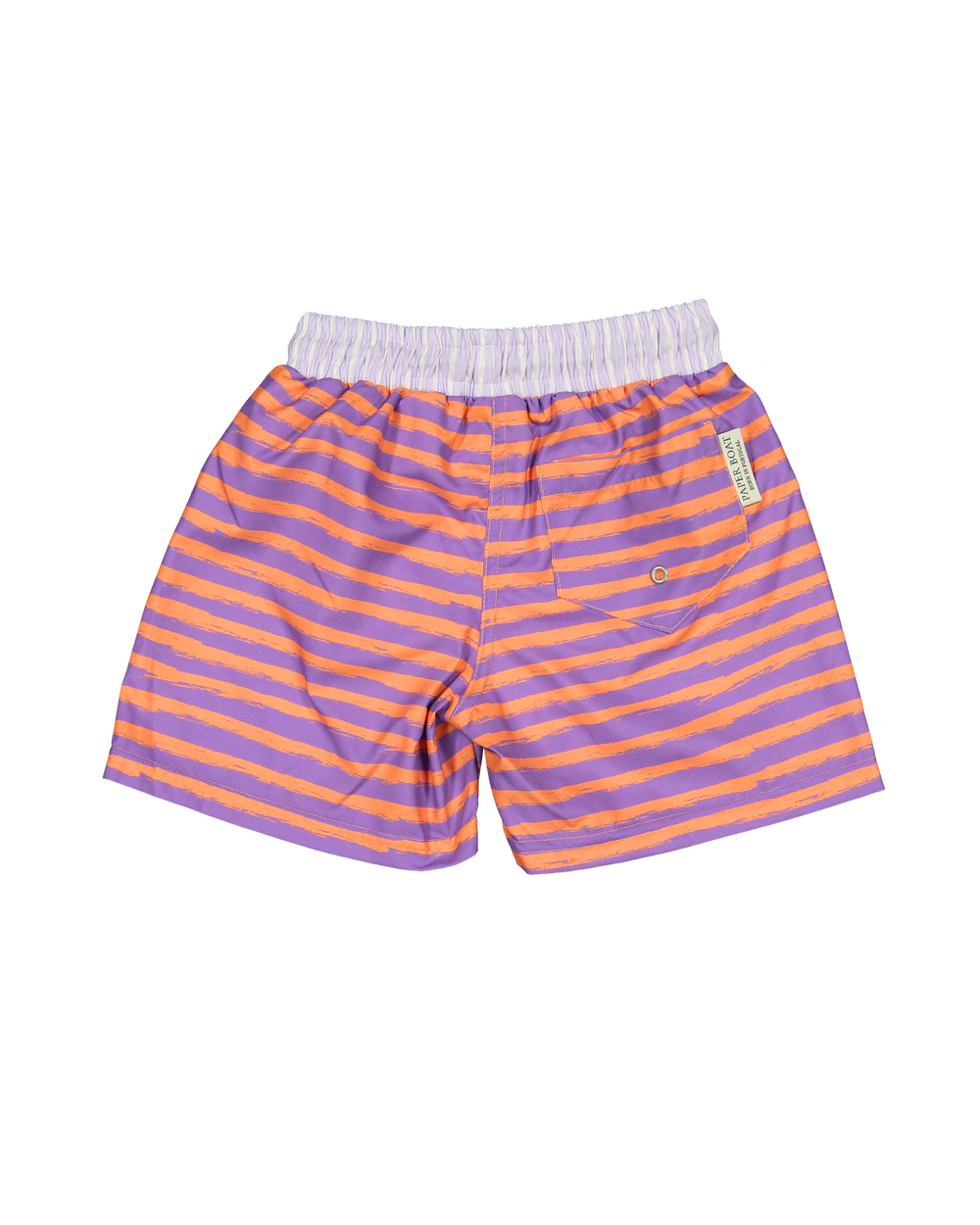 Lavender Stripes Classic Swim Shorts