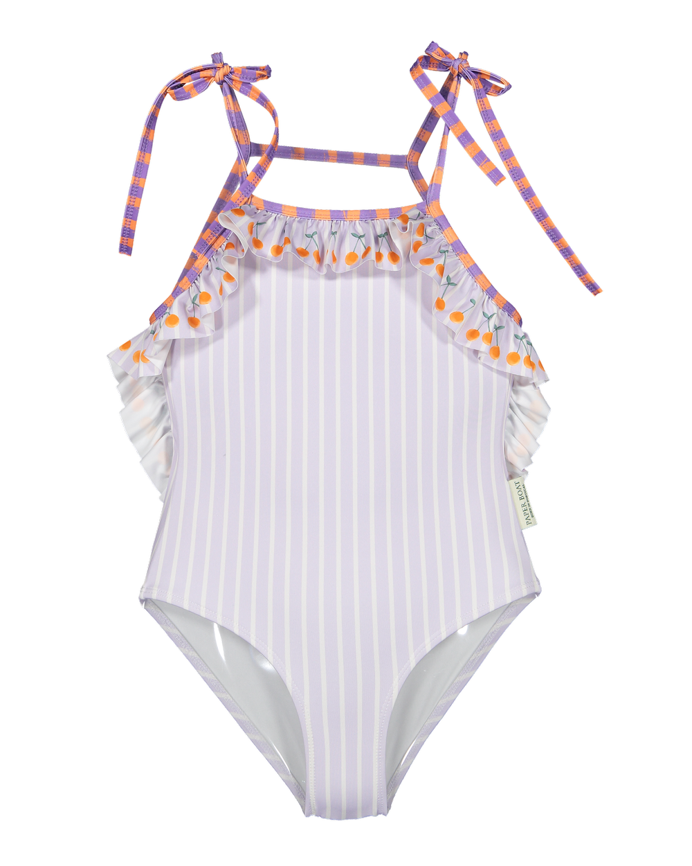 Lavender Cherry Swimsuit