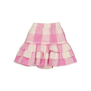 Lea Skirt in Check Lila