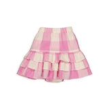 Lea Skirt in Check Lila
