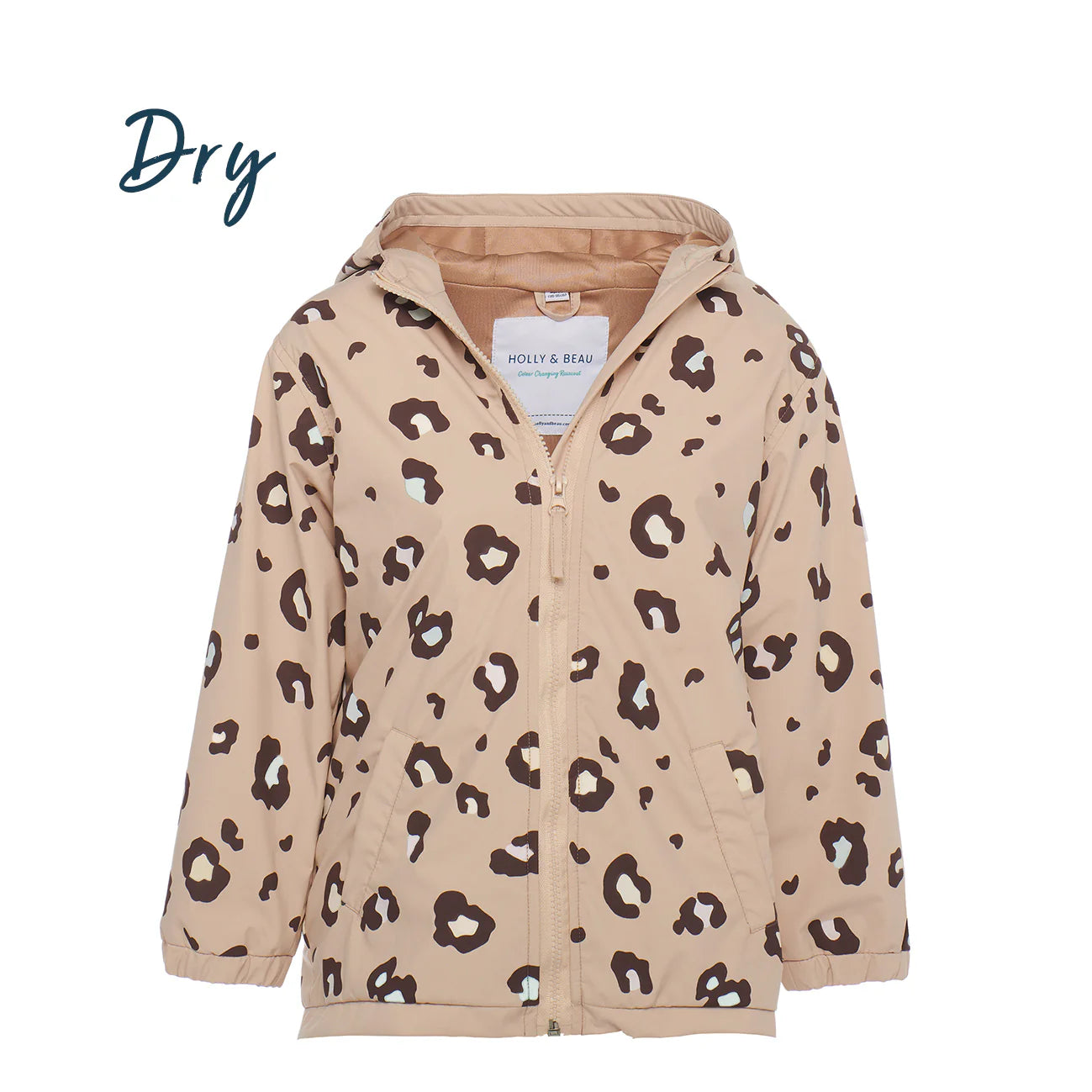 Leopard Print Color Changing Raincoat
