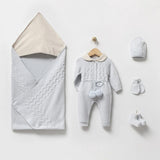 Linen Collar Tricot Set