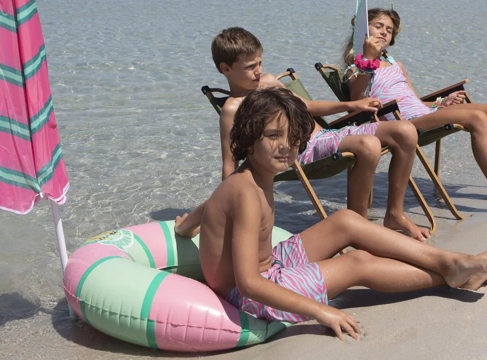 Minty Waves Classic Swim Shorts