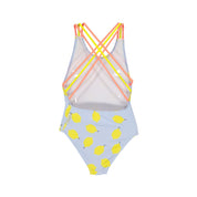 One-Piece Swimsuit – Lemon Texture/Neon
