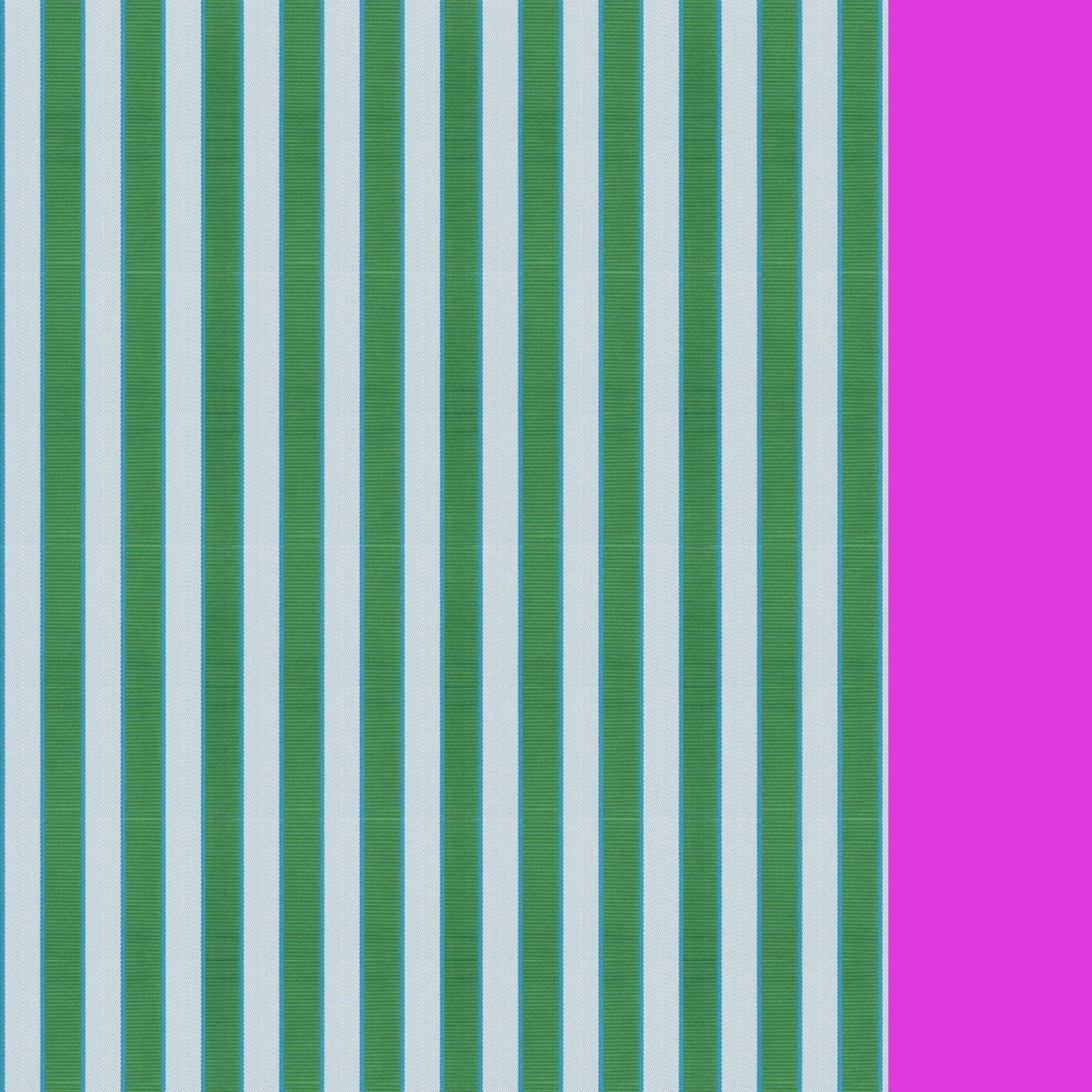 One-Piece Swimsuit – Summer Stripes/Magenta