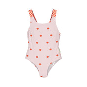 One-Piece Swimsuit – Textured Lips